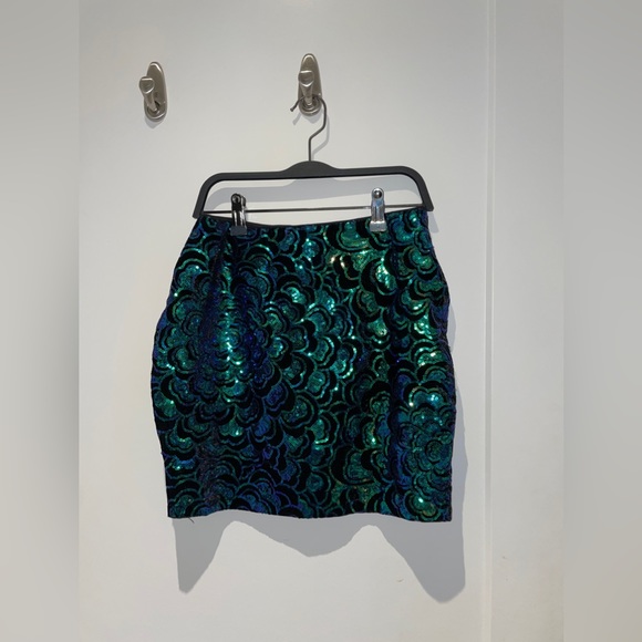 Sequin Mini Skirt - Picture 1 of 5